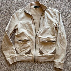 Lauren Ralph Lauren Tan knit Jacket